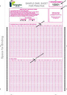 Registration OMR Sheet